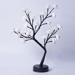 Flag Village Table Lamp Flower Tree Rose Lamps Fairy Desk Night Lights USB Operated Gifts For Wedding Valentine Christmas Decoration