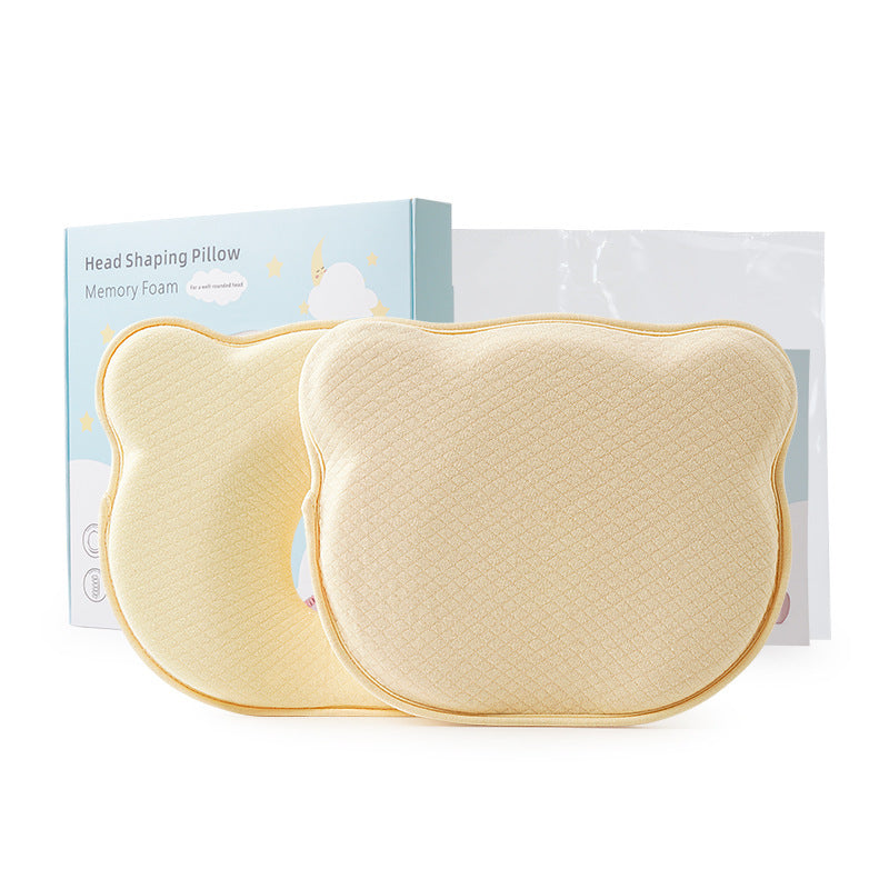 Flag Village Newborn Baby Gift Box Set Pillow Bear Shaped Pillow