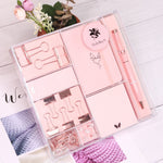 Flag Village Rose Gold Stationery Set Gift Box Student Office Stationery