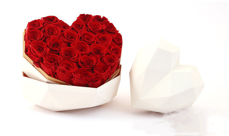 Flag Village Valentine's Day Goddess's Day Birthday Gift Box For Girlfriend With Preserved Flowers And Roses