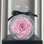 Flag Village Natural Eternal Flower Ornaments Transparent Cover Dried Rose Gift Box For Christmas New Year Valentine's Day Home Decor