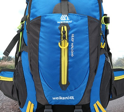 Flag Village New Outdoor Sports Backpack 40L Hiking Backpack Hiking Cross-country Package Hiking Backpack