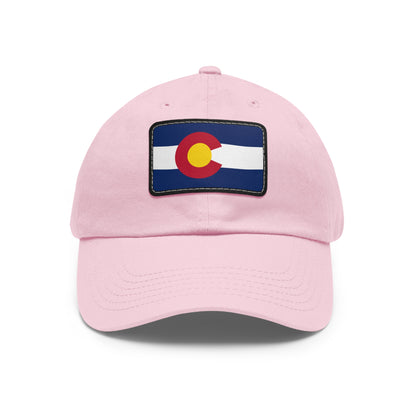 Flag Village USA Colorado State Flag Hat Cap with Leather Patch