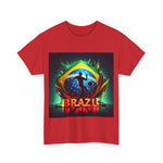 Flag Village Brazil Sporting Flag T-SHIRT Heavy Cotton Tee BRA0007