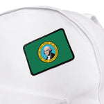 Flag Village Washington State Flag Embroidered Iron-On Patch