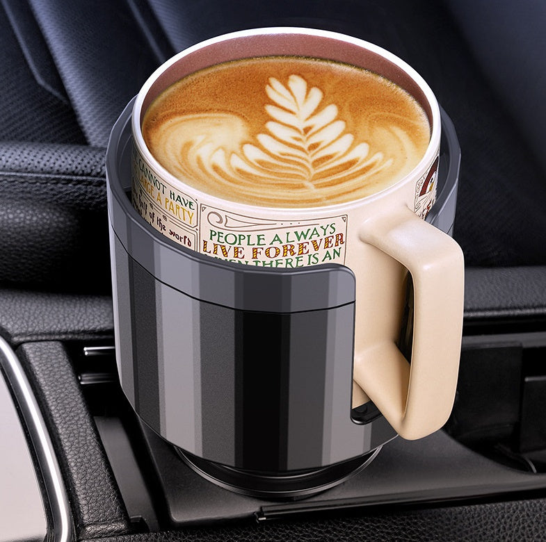Flag Village Auto Tools Extend Car Cup Holder Expander Stable Enlarged Drink Holder For Most Extra Large Cup Bottle Adjustable Base Car Accessories