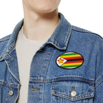 Flag Village Zimbabwe Flag Embroidery Iron-On Patches