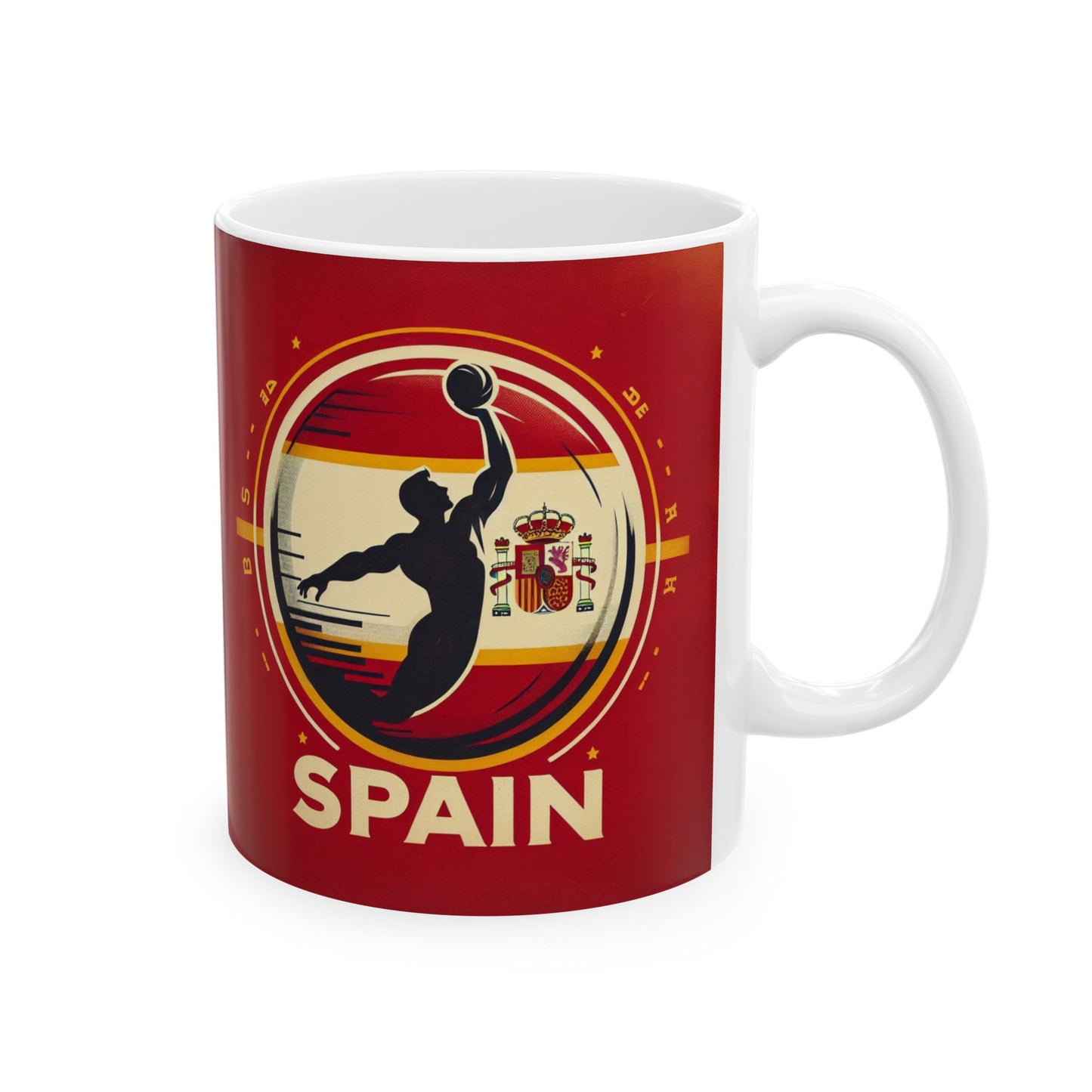 Flag Village Spain Sporting Flag Ceramic Coffee Mug 11oz ESP0008