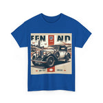 Flag Village UK Vintage Car Flag T-SHIRT Heavy Cotton Tee UK0021