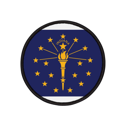 Flag Village Indiana State Flag Embroidery Iron-On Patches