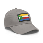 Flag Village Comoros Flag Hat Cap with Leather Patch