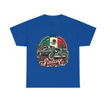 Flag Village Mexico Vintage Car Flag T-SHIRT Heavy Cotton Tee MEX0001