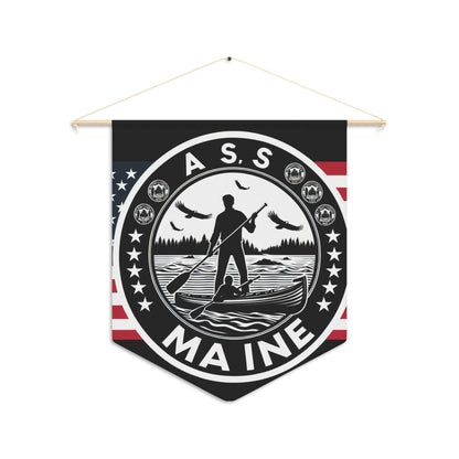 Flag Village Maine State Flag Pennant Sporting Home Wall decoration ME0001