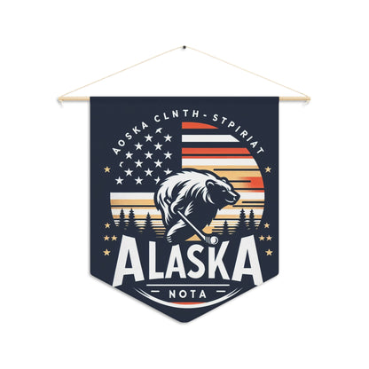 Flag Village Alaska State Flag Pennant Sporting Home Wall decoration AK0002
