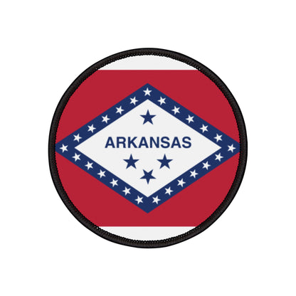 Flag Village Arkansas State Flag Embroidery Iron-On Patches