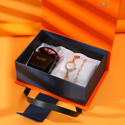 Flag Village Hand Gift Set Watch Lipstick Perfume Gift Box