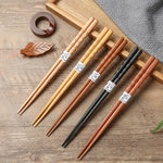 Flag Village Chopsticks Household Wooden Chopsticks Gift Box Set