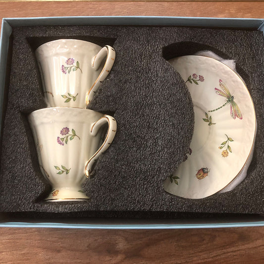 Flag Village Bee Goblet Strawberry Cup Matching Box Set Gift For Couples