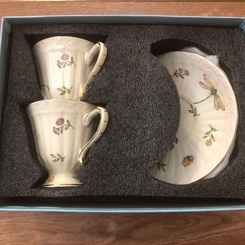 Flag Village Bee Goblet Strawberry Cup Matching Box Set Gift For Couples