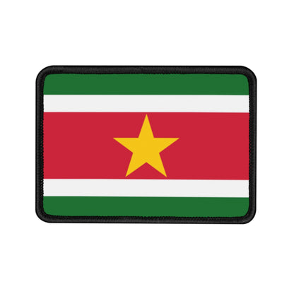 Flag Village Suriname Flag Embroidery Iron-On Patches