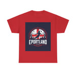 Flag Village England Sporting Flag T-SHIRT Heavy Cotton Tee GBR0003