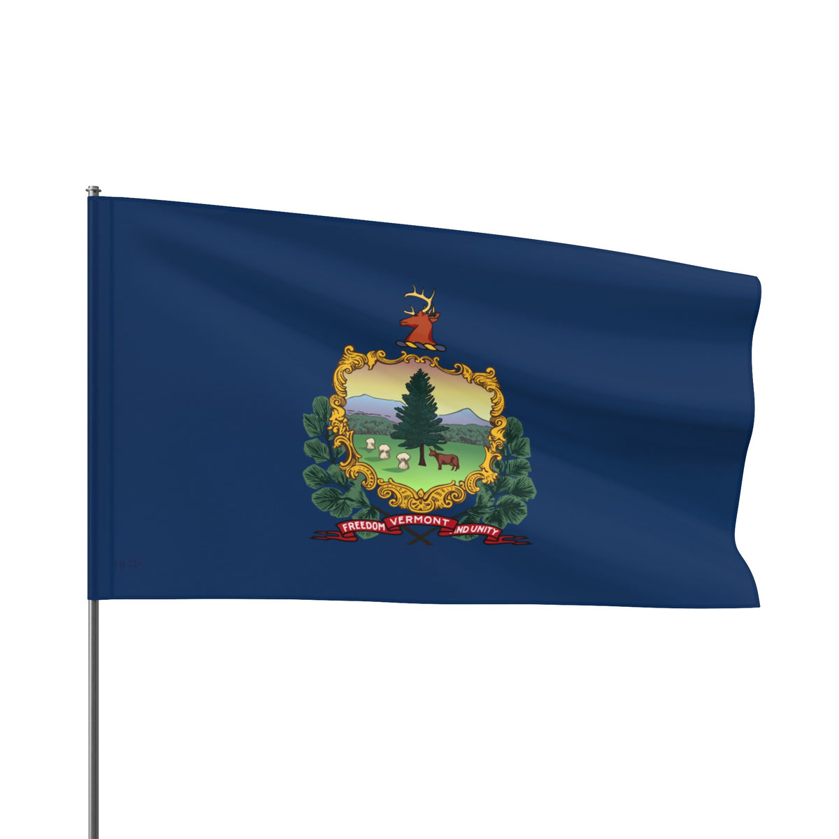 Flag Village Vermont State Military Flag