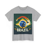 Flag Village Brazil Sporting Flag T-SHIRT Heavy Cotton Tee BRA0013