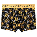 Flag Village Men's Pure Cotton Comfortable Boxer Briefs Breathable Plus Size High-end Gift Box