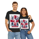 Flag Village England Sporting Flag T-SHIRT Heavy Cotton Tee GBR0009