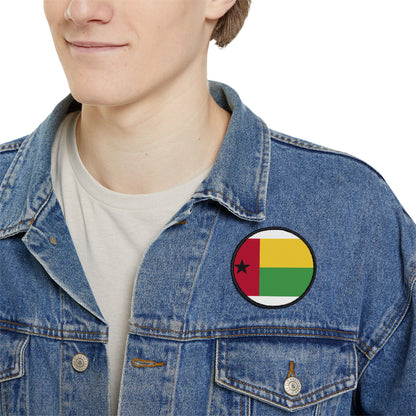 Flag Village Guinea-Bissau Flag Embroidery Iron-On Patches