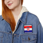 Flag Village Croatia Flag Embroidery Iron-On Patches
