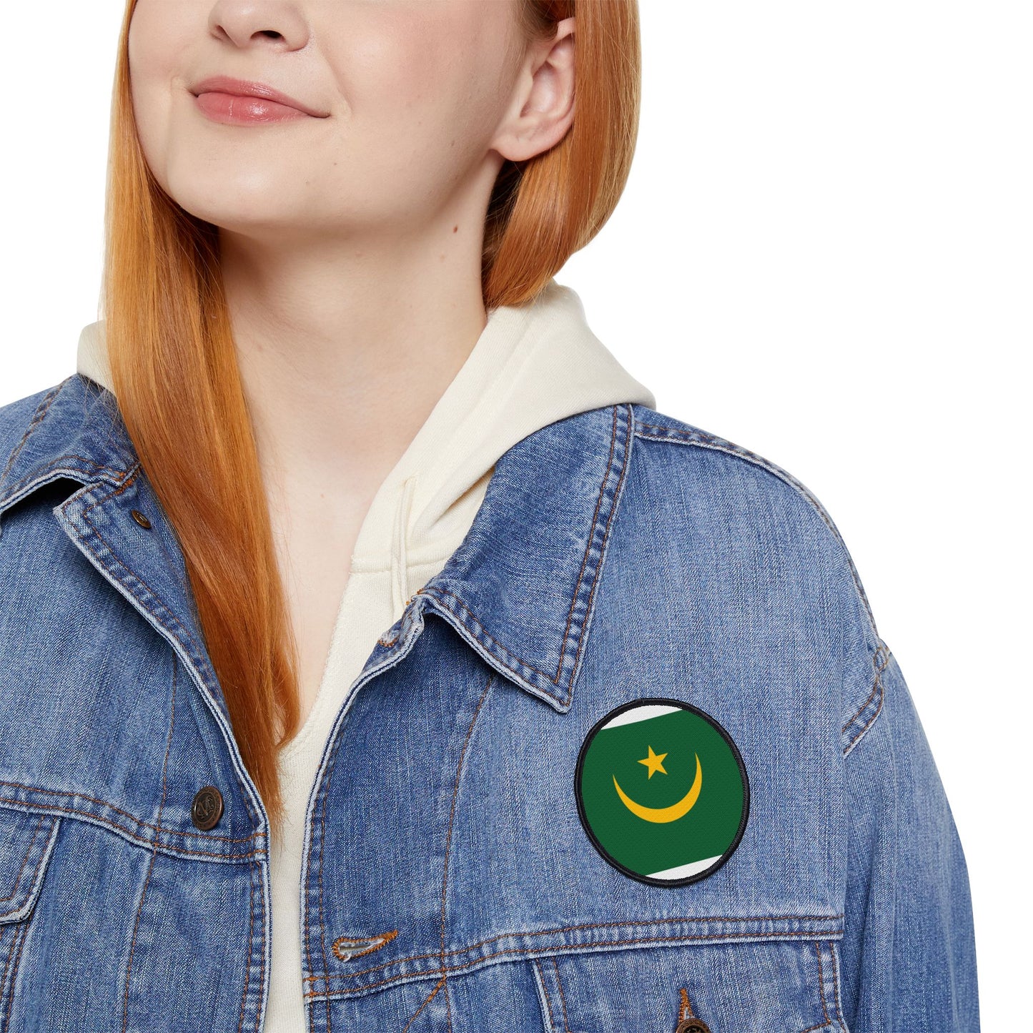 Flag Village Mauritania Flag Embroidery Iron-On Patches