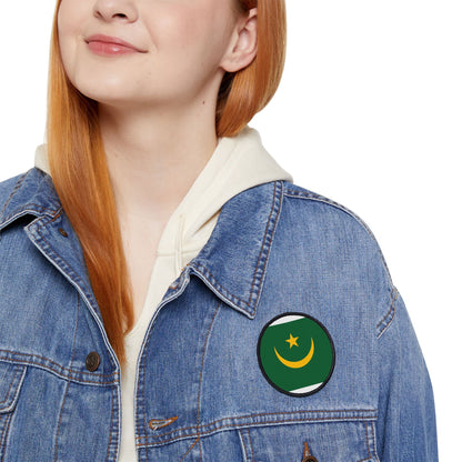 Flag Village Mauritania Flag Embroidery Iron-On Patches