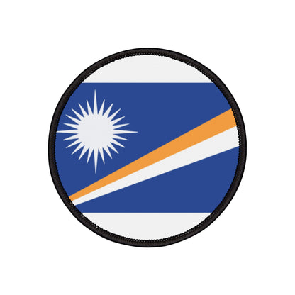 Flag Village Marshall Islands Flag Embroidery Iron-On Patches