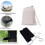 Flag Village Camping Hammock Cotton Hammock Swing Bed Outdoor Backpack Survival or Travel Swing