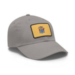 Flag Village USA New Jersey State Flag Hat Cap with Leather Patch