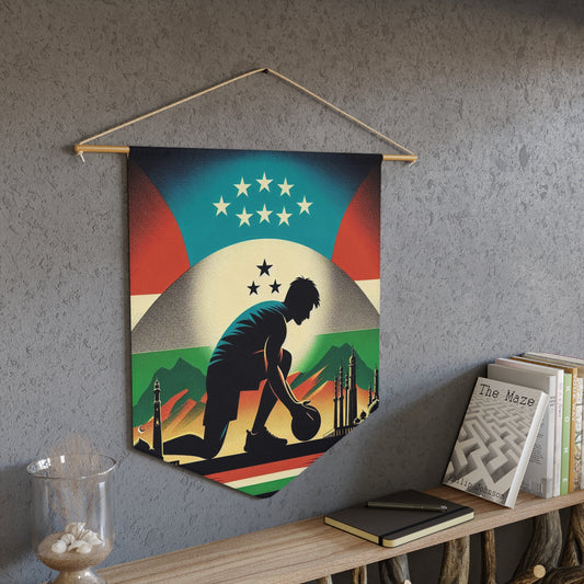 Flag Village Tajikistan Flag Pennant Sporting Home Wall decoration TJK0001