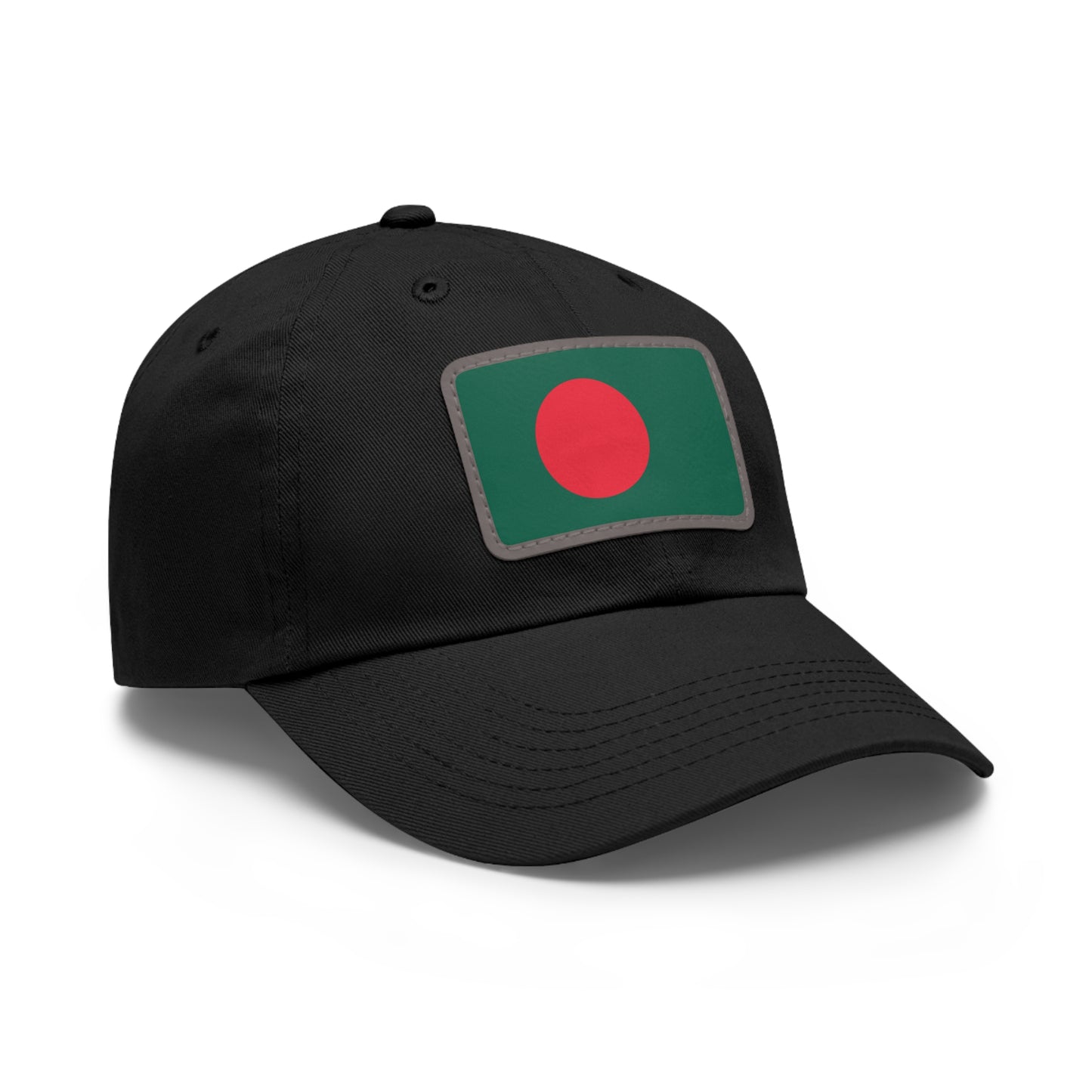Flag Village Bangladesh Flag Hat Cap with Leather Patch