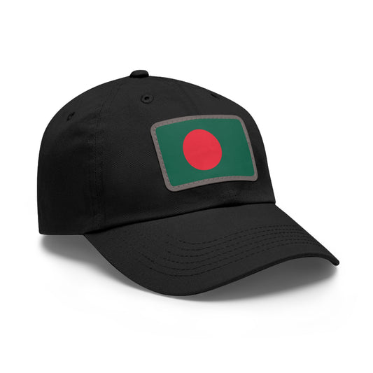 Flag Village Bangladesh Flag Hat Cap with Leather Patch
