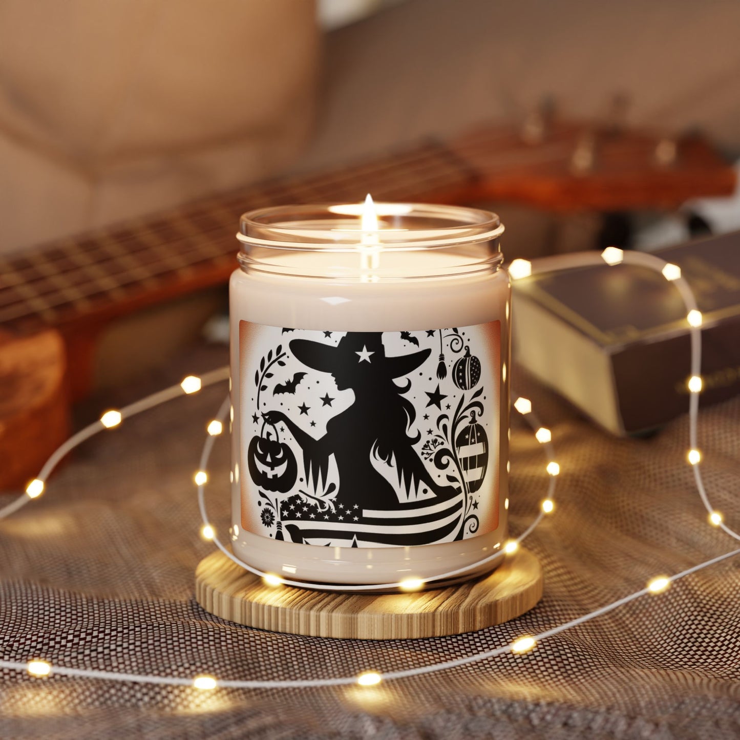 Flag Village Halloween Pretty Witch Scented Soy Candle, 9oz HW0024
