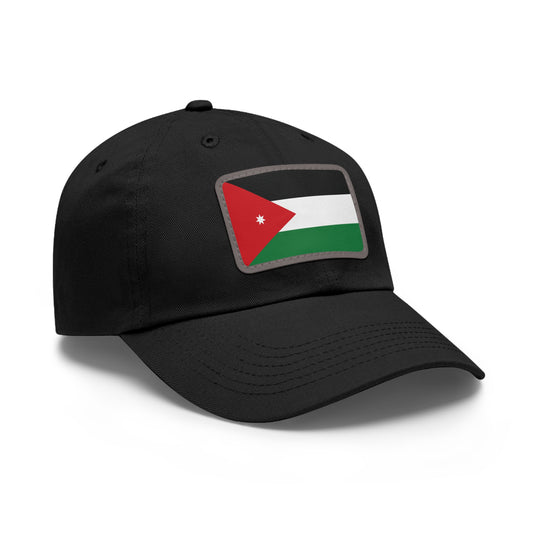 Flag Village Jordan Flag Hat Cap with Leather Patch