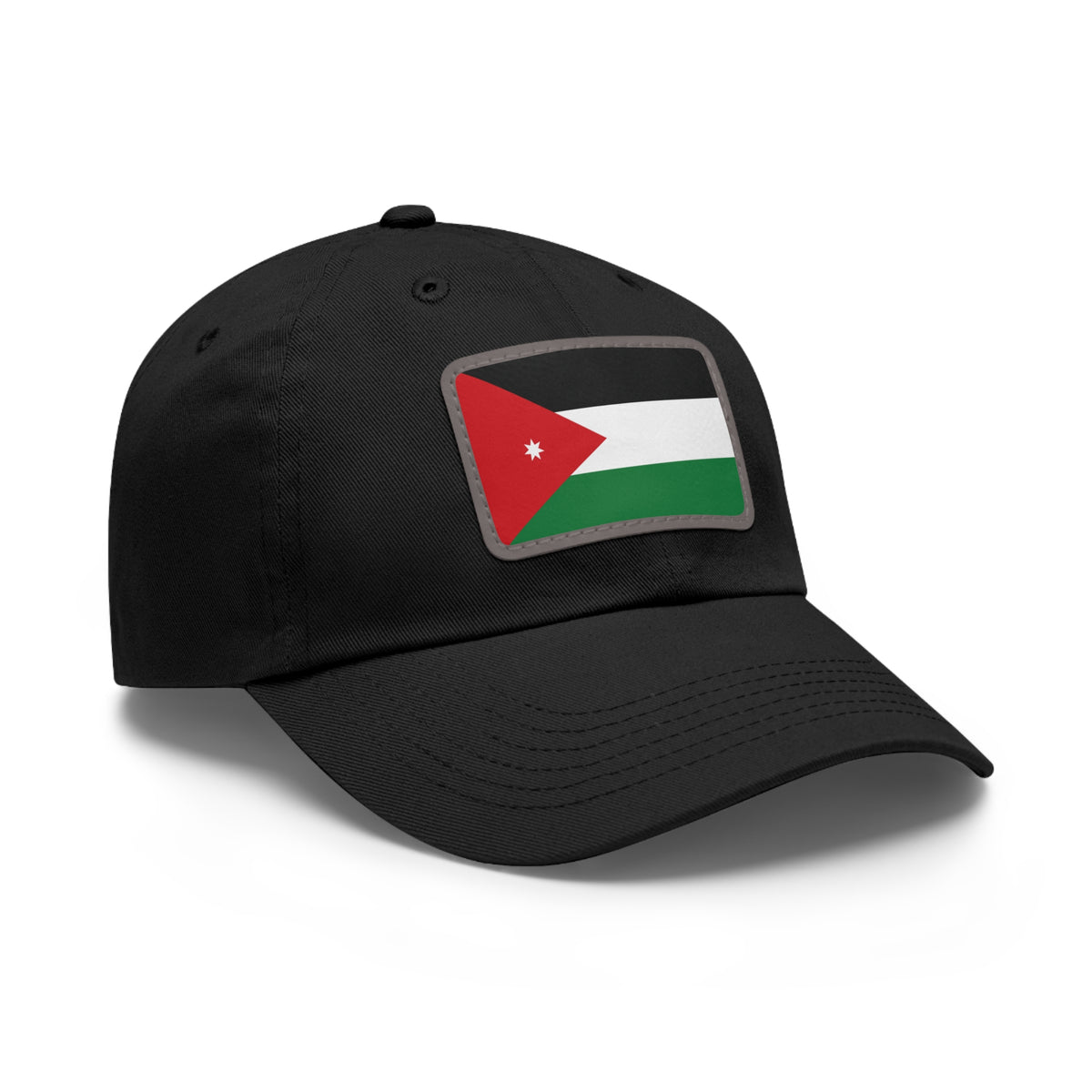 Flag Village Jordan Flag Hat Cap with Leather Patch