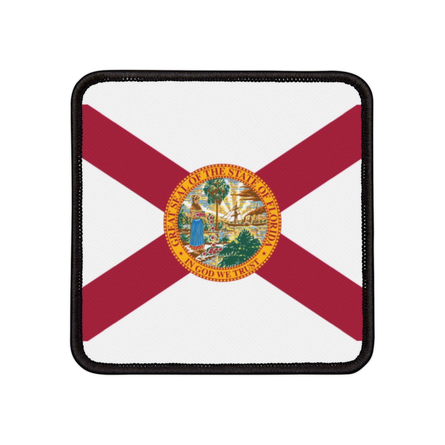 Flag Village Florida State Flag Embroidery Iron-On Patches