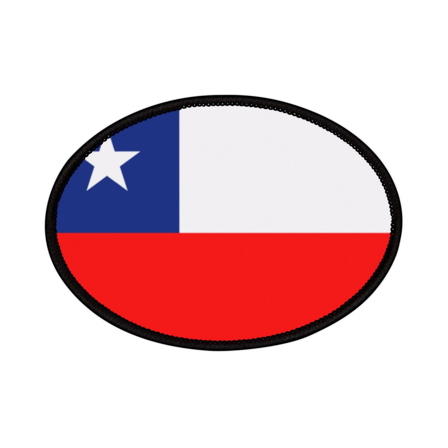 Flag Village Chile Flag Embroidery Iron-On Patches