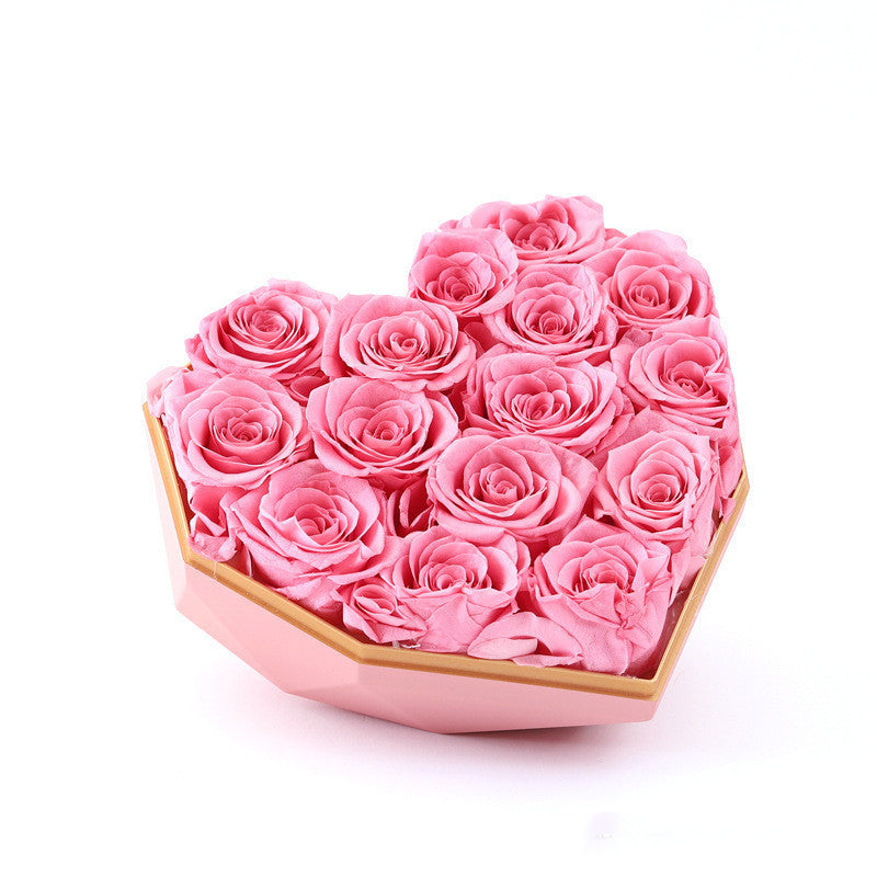 Flag Village Valentine's Day Goddess's Day Birthday Gift Box For Girlfriend With Preserved Flowers And Roses