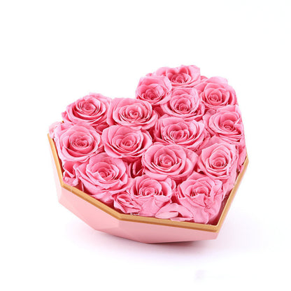 Flag Village Valentine's Day Goddess's Day Birthday Gift Box For Girlfriend With Preserved Flowers And Roses