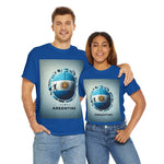 Flag Village Argentina Sporting Flag T-SHIRT Heavy Cotton Tee ARG0003