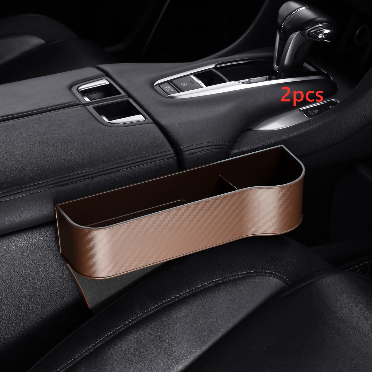 Flag Village Auto Tools Car Organizer Seat Gap Storage Box PU Case Pocket Car Seat Side Slit For Wallet Phone Coins Cigarette Keys Cards Auto Universal