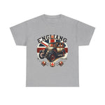 Flag Village UK Vintage Car Flag T-SHIRT Heavy Cotton Tee UK0002