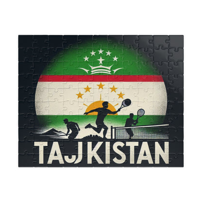 Flag Village Tajikistan Sporting Flag Puzzle (110, 252, 520, 1014-piece) TJK0002